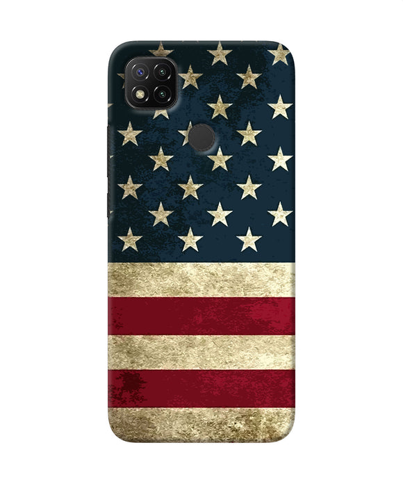 Vintage Us Flag Redmi 9 Back Cover