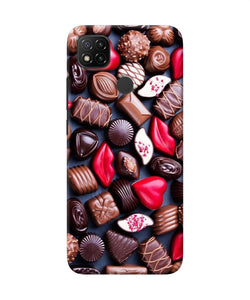 Valentine Special Chocolates Redmi 9 Back Cover