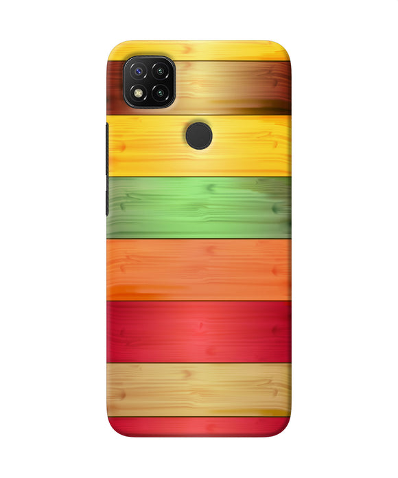 Wooden Colors Redmi 9 Back Cover