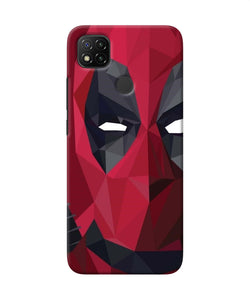 Abstract Deadpool Half Mask Redmi 9 Back Cover