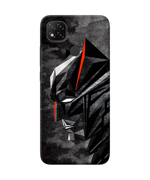 Batman Black Side Face Redmi 9 Back Cover