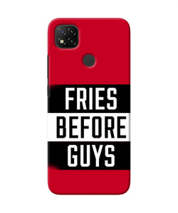 Fries Before Guys Quote Redmi 9 Back Cover