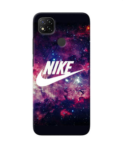 Nike Galaxy Logo Redmi 9 Back Cover