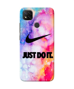 Just Do It Colors Redmi 9 Back Cover