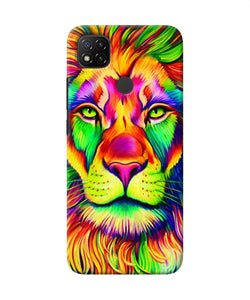 Lion Color Poster Redmi 9 Back Cover