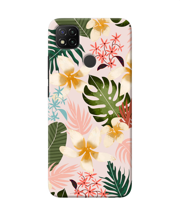 Leaf Print Redmi 9 Back Cover