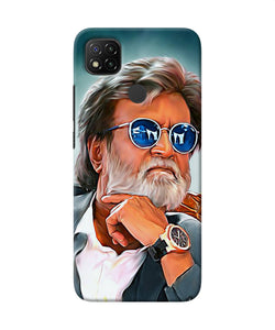 Rajnikant Painting Redmi 9 Back Cover