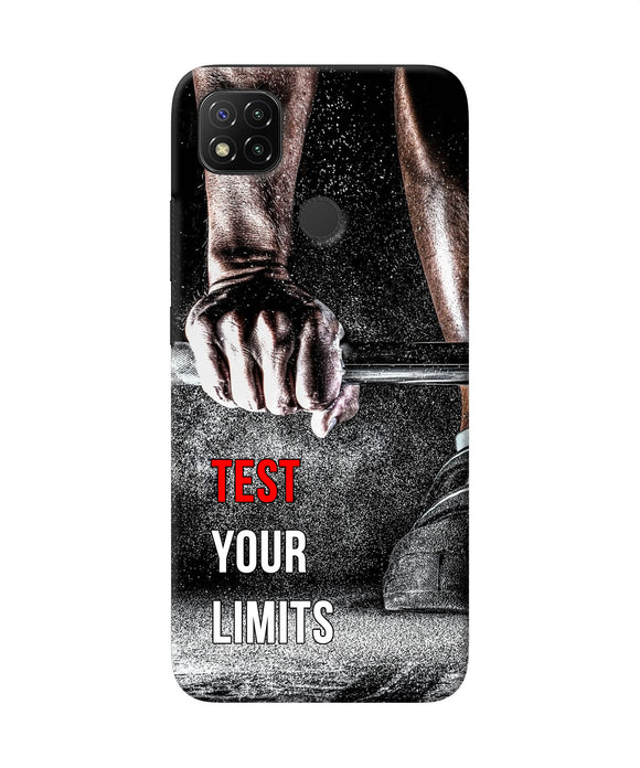 Test Your Limit Quote Redmi 9 Back Cover