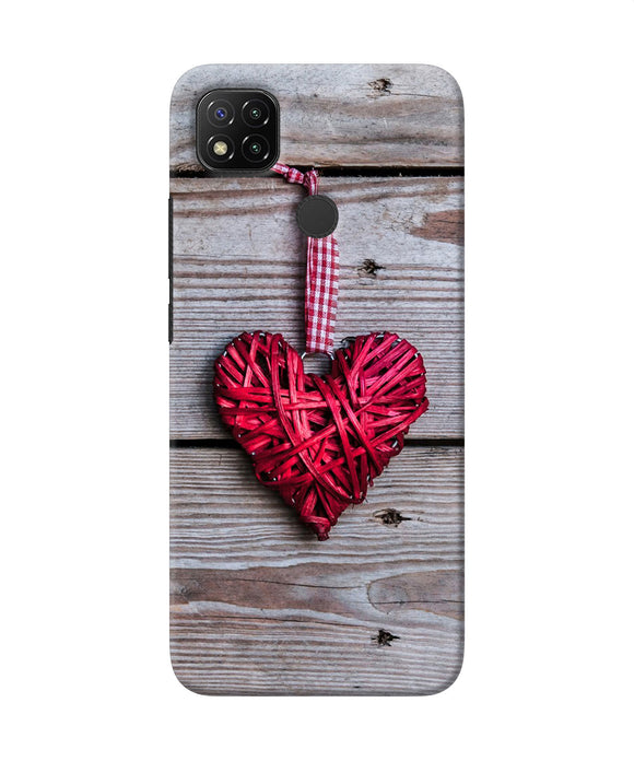 Lace Heart Redmi 9 Back Cover