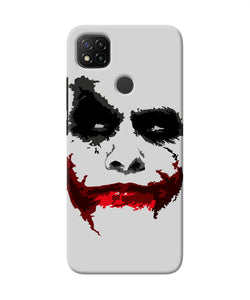 Joker Dark Knight Red Smile Redmi 9 Back Cover