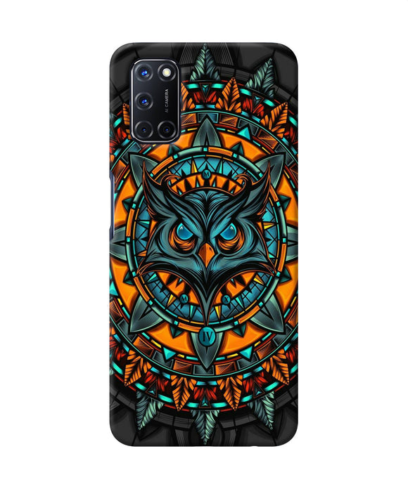 Angry Owl Art Oppo A52 Back Cover