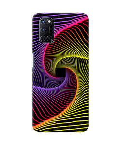 Colorful Strings Oppo A52 Back Cover