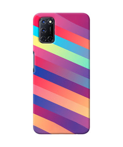 Stripes color Oppo A52 Back Cover