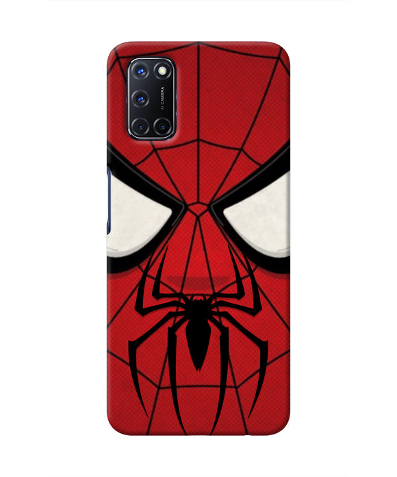 Spiderman Face Oppo A52 Real 4D Back Cover