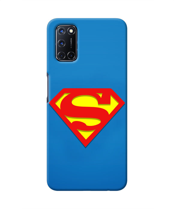 Superman Blue Oppo A52 Real 4D Back Cover