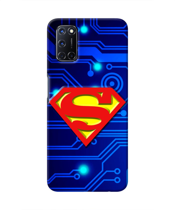 Superman Abstract Oppo A52 Real 4D Back Cover