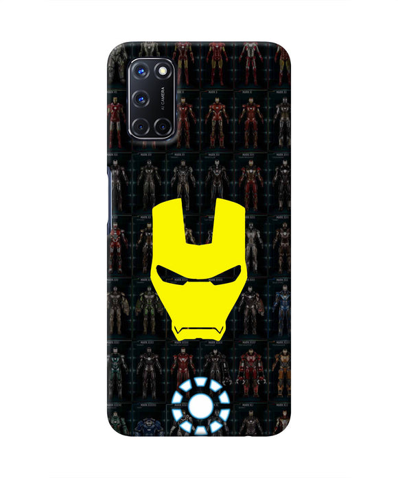 Iron Man Suit Oppo A52 Real 4D Back Cover