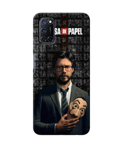 Money Heist Professor with Mask Oppo A52 Back Cover