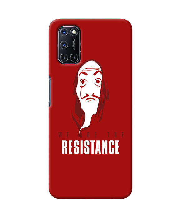 Money Heist Resistance Quote Oppo A52 Back Cover