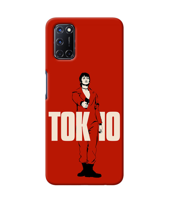 Money Heist Tokyo With Gun Oppo A52 Back Cover