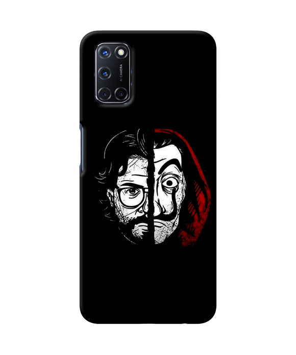 Money Heist Professor Mask Sketch Oppo A52 Back Cover