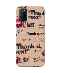 Thank You Next Oppo A52 Back Cover