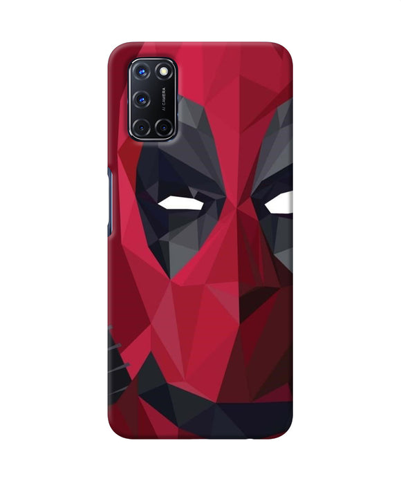 Abstract Deadpool Half Mask Oppo A52 Back Cover
