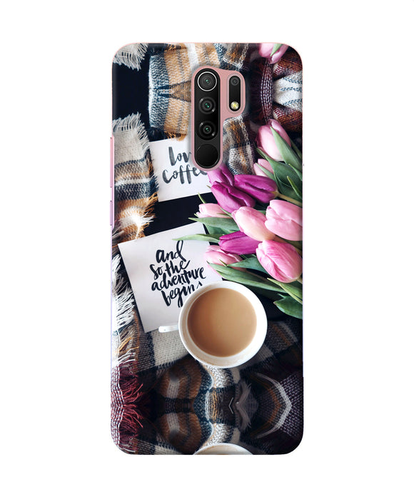 Love Coffee Quotes Redmi 9 Prime / Poco M2 / M2 Reloaded Back Cover