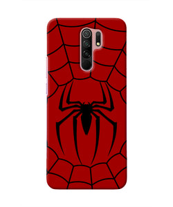 Spiderman Web Redmi 9 Prime/Poco M2/Reloaded Real 4D Back Cover