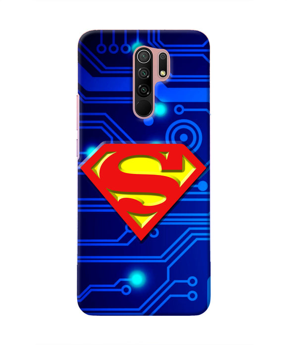 Superman Abstract Redmi 9 Prime/Poco M2/Reloaded Real 4D Back Cover