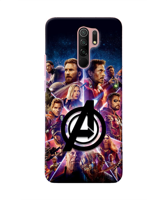 Avengers Superheroes Redmi 9 Prime/Poco M2/Reloaded Real 4D Back Cover