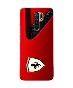 Ferrari Hood Redmi 9 Prime/Poco M2/Reloaded Real 4D Back Cover