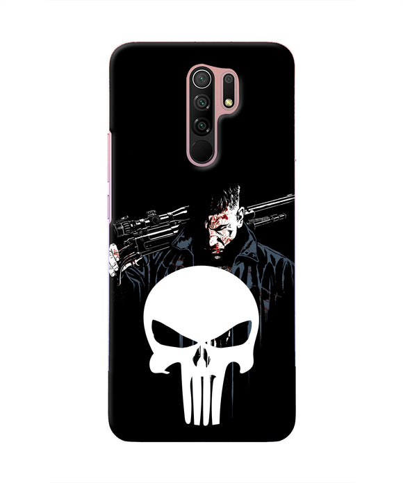 Punisher Character Redmi 9 Prime/Poco M2/Reloaded Real 4D Back Cover