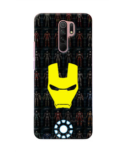 Iron Man Suit Redmi 9 Prime/Poco M2/Reloaded Real 4D Back Cover