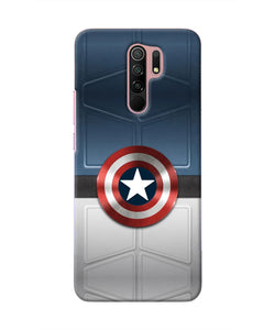 Captain America Suit Redmi 9 Prime/Poco M2/Reloaded Real 4D Back Cover