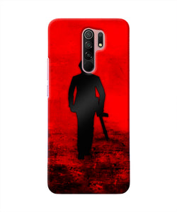 Rocky Bhai with Gun Redmi 9 Prime/Poco M2/M2 reloaded Real 4D Back Cover