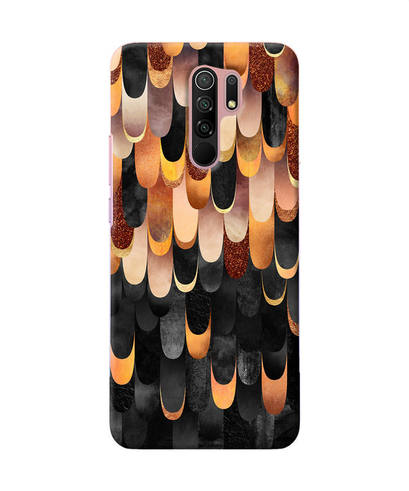 Abstract Wooden Rug Redmi 9 Prime / Poco M2 / M2 Reloaded Back Cover