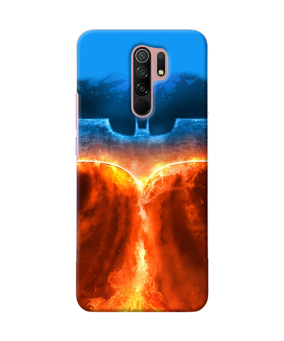 Burning Batman Logo Redmi 9 Prime / Poco M2 / M2 Reloaded Back Cover