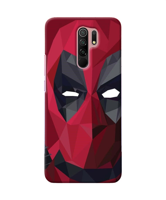 Abstract Deadpool Mask Redmi 9 Prime / Poco M2 / M2 Reloaded Back Cover