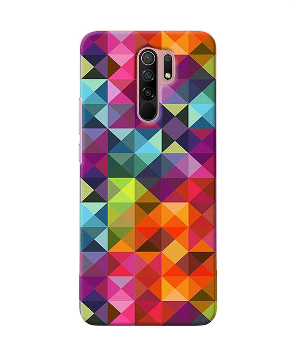Abstract Triangle Pattern Redmi 9 Prime / Poco M2 / M2 Reloaded Back Cover