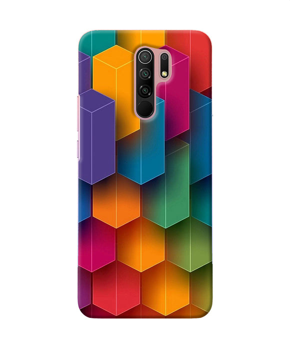 Abstract Rectangle Print Redmi 9 Prime / Poco M2 / M2 Reloaded Back Cover