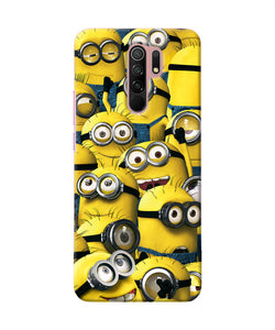 Minions Crowd Redmi 9 Prime / Poco M2 / M2 Reloaded Back Cover