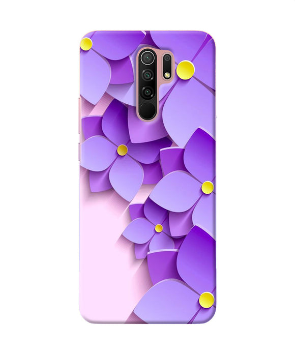 Violet Flower Craft Redmi 9 Prime / Poco M2 / M2 Reloaded Back Cover