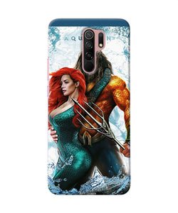 Aquaman Couple Water Redmi 9 Prime / Poco M2 / M2 Reloaded Back Cover