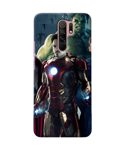 Ironman Hulk Space Redmi 9 Prime / Poco M2 / M2 Reloaded Back Cover