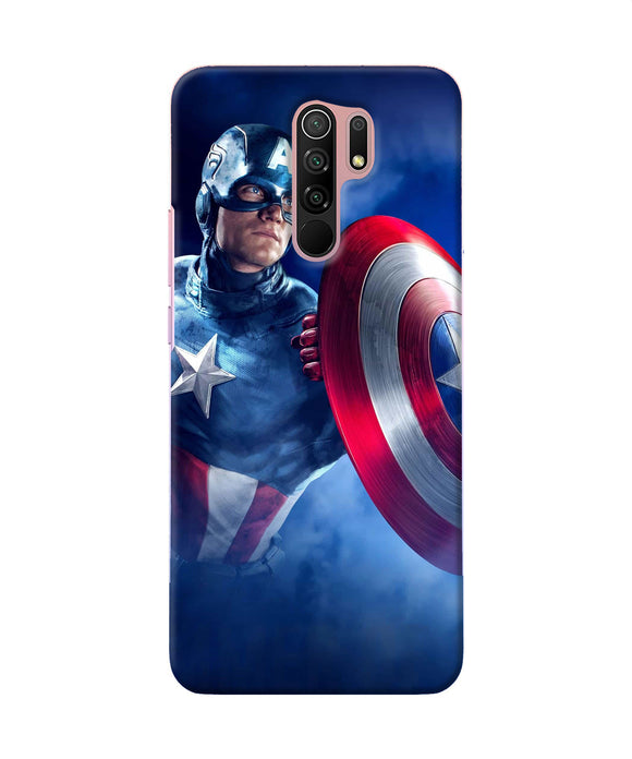 Captain America On Sky Redmi 9 Prime / Poco M2 / M2 Reloaded Back Cover