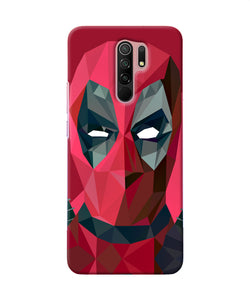 Abstract Deadpool Full Mask Redmi 9 Prime / Poco M2 / M2 Reloaded Back Cover