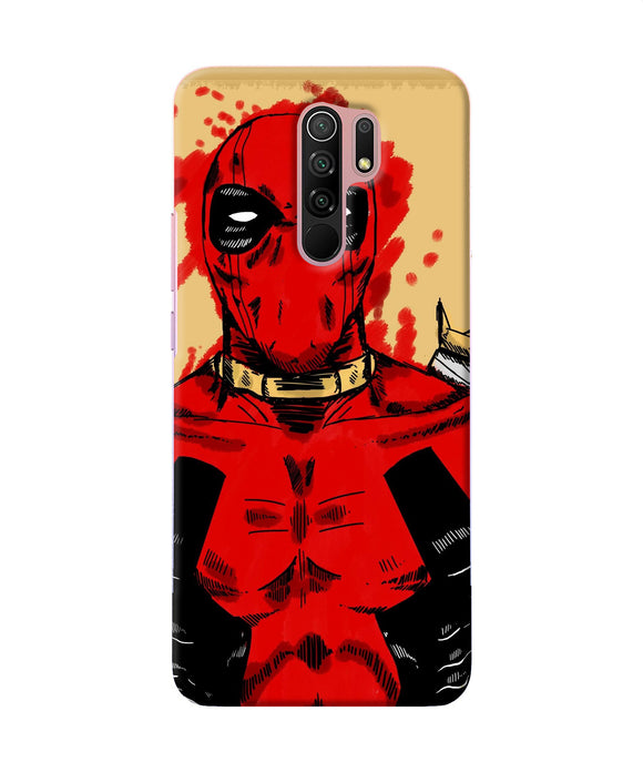 Blooded Deadpool Redmi 9 Prime / Poco M2 / M2 Reloaded Back Cover