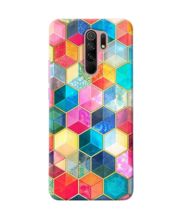 Abstract Color Box Redmi 9 Prime / Poco M2 / M2 Reloaded Back Cover