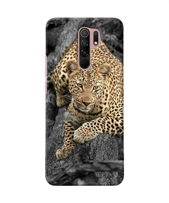 Sitting Leopard Redmi 9 Prime / Poco M2 / M2 Reloaded Back Cover